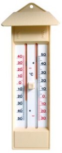 Termometro de mercurdio de maxima y minima